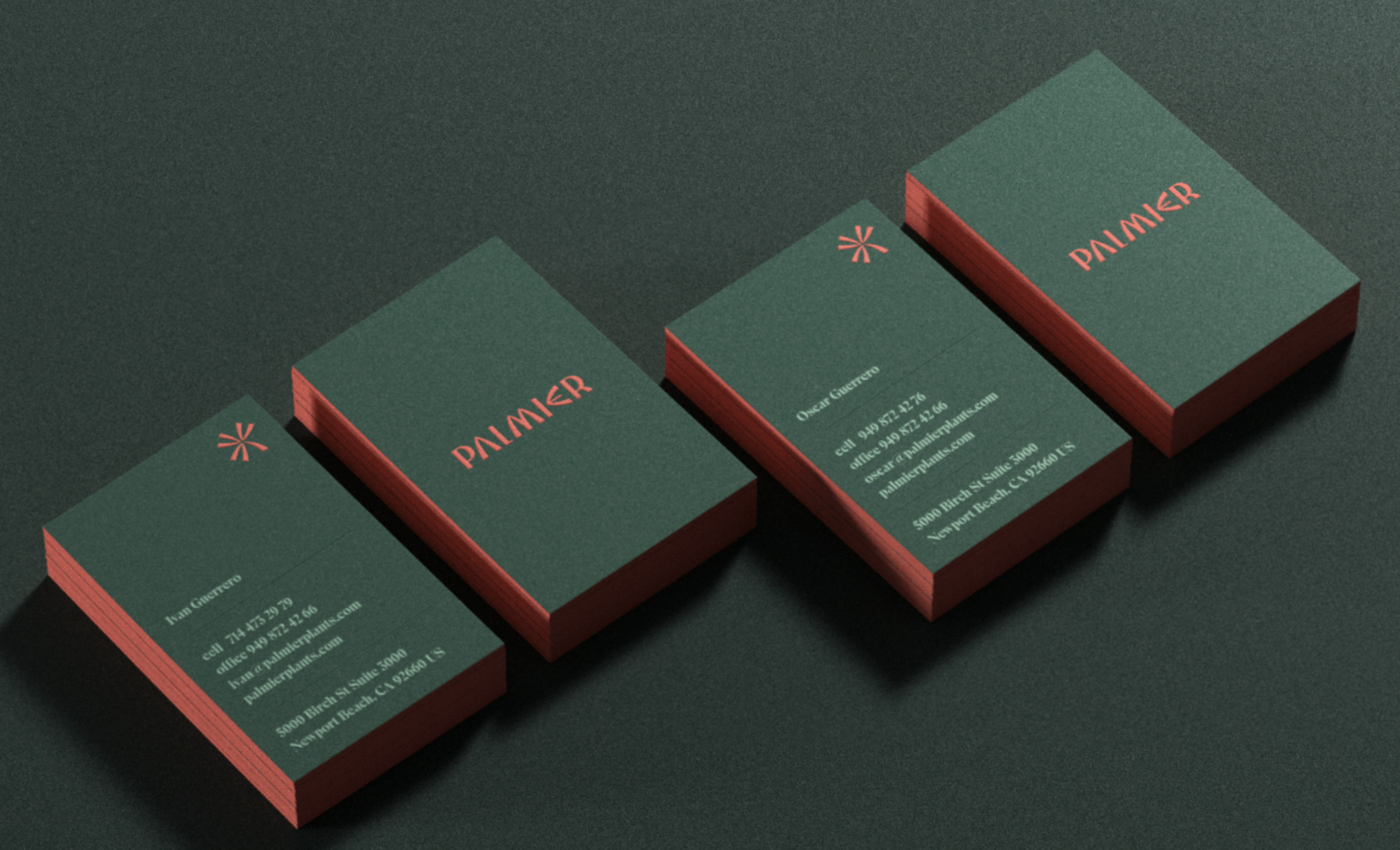 Luxury visiting card